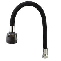 Tubo Gourmet Preto Duplo Jato Reposição Torneira De Cozinha