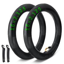 Tubo interno de bicicleta DANLIAUO Heavy Duty Butyl de 16 polegadas, pacote com 2
