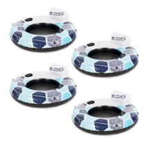 Tubo interno inflável River Lake Pool Float, pacote com 4 unidades Bestway
