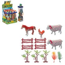 Tubo Kit Animais Do Mundo Selvagens Zoológico Peças Sortidas Realísticos Brinquedo Miniatura - Art Brink