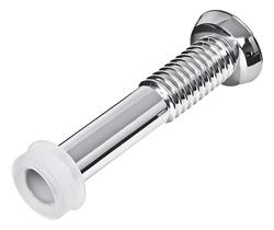 Tubo Ligacao Ajustavel Cromado C/ Espude 24cm Blukit Ef