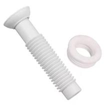 Tubo Ligação Ajustável Flexível Vaso Bacia Branco Espude