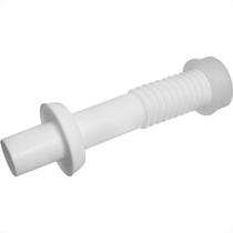 Tubo Ligacao Astra Abs Branco Ajustavel Flexivel Com Spud 25Cm - Cla1