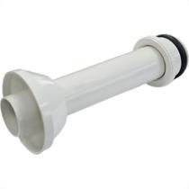 Tubo Ligacao Dacunha Abs Branco Com Spud 20Cm