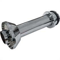 Tubo Ligacao Dacunha Abs Cromado Com Spud 20Cm Tubo Ligacao Dacunha Abs Cromado Com Spud 20Cm