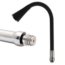 Tubo Macio 3/4 Para Reposição De Torneiras Cozinha Gourmet Flexível Preto