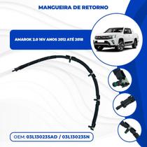 Tubo Mangueira Retorno Bico Injetor Amarok 2.0 2012 Até 2018 Tubo Mangueira Retorno Bico Injetor Amarok 2.0 2012 Até 2018