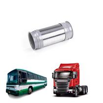 Tubo Motor Flexível Scania S4 S5 Original 1753639 Inóx 320mm Tubo Motor Flexível Scania S4 S5 Original 1753639 Inóx 320mm