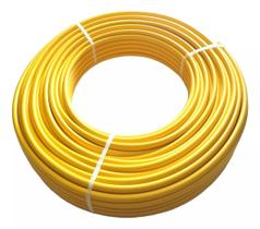 Tubo Multicamada p/ Gás GN e GLP-Amarelo-16mm-Rolo 15 Metros