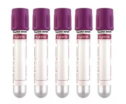 Tubo Para Coleta De Sangue A Vácuo Com Edta K3 4ml 100 Unidades