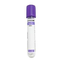 Tubo para coleta roxo k3edta vidro 4ml pacote com 100 tubos