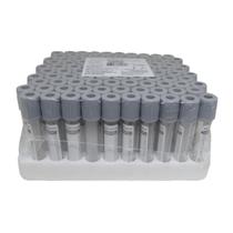 Tubo para Coleta Sangue Vácuo Fluoreto Cinza 4ml 100un