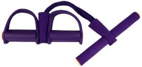 Tubo Pedal Elástico De Tensão Com Apoio Pés Exercícios Multi Funcional PEDAL CORES