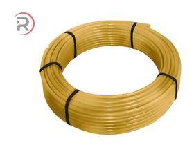 Tubo Pex Para Gas Sigas Flex Uv Amarelo 16mm Rolo 100m