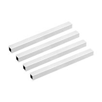 Tubo quadrado de alumínio uxcell 6063 15mmx15mmx1.5mm 200mm