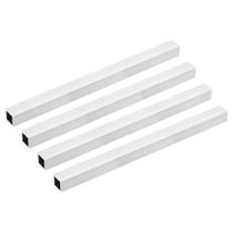 Tubo quadrado de alumínio uxcell 6063 20mmx20mmx1.5mm 300mm