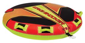Tubo rebocável inflável Full Throttle Wake Shocker para 2 pessoas Tubo rebocável inflável Full Throttle Wake Shocker para 2 pessoas