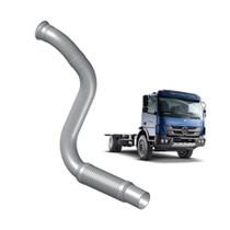 Tubo Saída Motor 3.1/2" para Mercedes 1719 Flexível em Inox