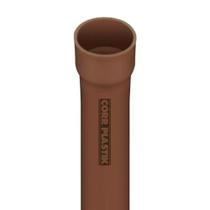Tubo Soldável 60mm para Esgoto e Drenagem Marrom Corr Plastik