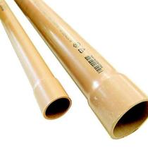 Tubo Soldável PVC 25mm Marrom - 6m - Resistente a 750 KPa Tubo Soldável PVC 25mm Marrom - 6m - Resistente a 750 KPa