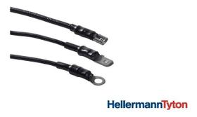 Tubo Termo Contrátil Retrátil Preto 6.4mm Espaguete 2metros