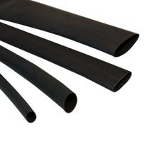 Tubo Termo Retrátil 6,0mm Contração 2:1 Rolo Com 200 Metros - Preto