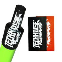 Tubo Termo Retratil Technoise 9,5Mm Pacote com 100 unidades Preto/Vermelho