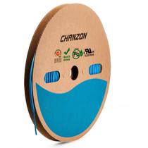 Tubo termorretrátil Chanzon de proporção 2:1 de poliolefina azul 25m