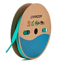 Tubo termorretrátil Chanzon impermeável 12,7 mm verde 80 pés Tubo termorretrátil Chanzon impermeável 12,7 mm verde 80 pés