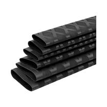 Tubo termorretrátil preto antiderrapante de 1M 2:1 para alça de bicicleta de vara de pesca