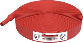 Tubo termorretrátil, soluções elétricas simples, 25 m, vermelho, 1,9 cm Tubo termorretrátil, soluções elétricas simples, 25 m, vermelho, 1,9 cm