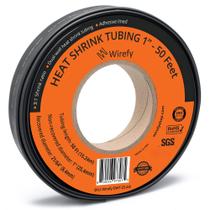 Tubo termorretrátil Wirefy 1, diâmetro grande, proporção 3:1 de 15 m Tubo termorretrátil Wirefy 1, diâmetro grande, proporção 3:1 de 15 m