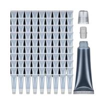 Tubo Vazio Para Gloss Labial 5/10/15ML 100PCS Recipientes Cosméticos Transparentes Refiláveis DIY Tubo Vazio Para Gloss Labial 5/10/15ML 100PCS Recipientes Cosméticos Transparentes Refiláveis DIY