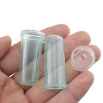 Tubos de água florais HAHIYO Verde Transparente 4,1 cm x 1,8 cm 60 unidades