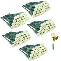Tubos de água florais Tessco 150 unidades de plástico de 15 cm com tampas de borracha Tubos de água florais Tessco 150 unidades de plástico de 15 cm com tampas de borracha