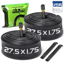 Tubos de bicicleta Hydencamm 27,5x1,75/1,95/2,10/2,125 com válvula de 32 mm, pacote com 2