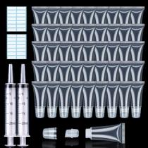 Tubos de brilho labial AMORIX 5mL Recipientes cosméticos recarregáveis x50 Tubos de brilho labial AMORIX 5mL Recipientes cosméticos recarregáveis x50