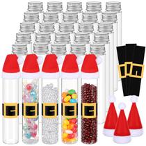 Tubos de Doces de Natal Vinsatin - 30 Unidades com Tampas - 110ml Tubos de Doces de Natal Vinsatin - 30 Unidades com Tampas - 110ml