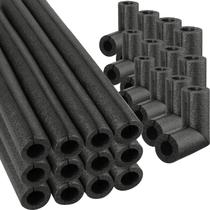 Tubos de espuma para isolamento de tubulações Amylove, 8 unidades, 40 cm, preto Tubos de espuma para isolamento de tubulações Amylove, 8 unidades, 40 cm, preto