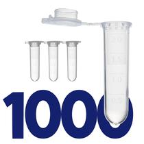 Tubos de microcentrífuga Kashi Scientific 2mL Polipropileno x1000 Tubos de microcentrífuga Kashi Scientific 2mL Polipropileno x1000
