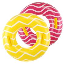 Tubos de piscina infláveis, pacote com 2, 39 cm, com alças para adultos Tubos de piscina infláveis, pacote com 2, 39 cm, com alças para adultos