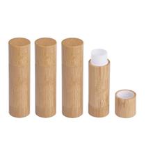 Tubos de protetor labial Furnido Natural Bamboo 5,5 ml recarregáveis x4