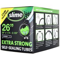 Tubos internos de bicicleta Slime 30074 com selante de punção 26x1,75-2,125