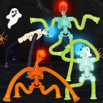 Tubos LED Skeleton Pop Fidget Toys AGRASIV de Halloween x4 3+ Tubos LED Skeleton Pop Fidget Toys AGRASIV de Halloween x4 3+