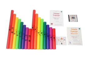 Tubos Musicais Boomwhackers BW16AP Pacote de Atividades com 16 Tubos Tubos Musicais Boomwhackers BW16AP Pacote de Atividades com 16 Tubos