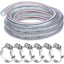 Tubulação flexível Frienda Heavy Duty Steel Wire 1,5 x 10 pés Tubulação flexível Frienda Heavy Duty Steel Wire 1,5 x 10 pés