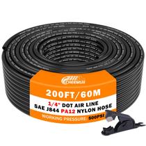 Tubulação pneumática CheemuII 61 m 1/4" OD Nylon PA12 DOT Air Line Tubulação pneumática CheemuII 61 m 1/4" OD Nylon PA12 DOT Air Line