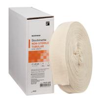 Tubular de algodão não estéril Stockinette McKesson 5cm x 23m Tubular de algodão não estéril Stockinette McKesson 5cm x 23m