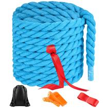 Tug of War Rope NEBURORA 20FT para adultos, jogos ao ar livre, azul Tug of War Rope NEBURORA 20FT para adultos, jogos ao ar livre, azul