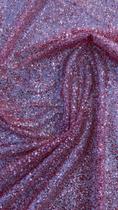 Tule com gliter na cor rose Tule com gliter na cor rose